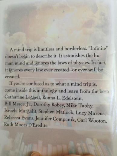 back cover of anthology with my story!