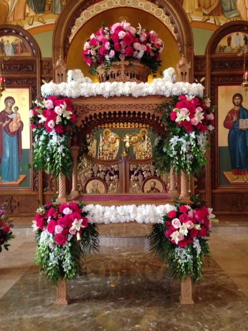 kouvouklion Annunciation GOC Holy Week 2018