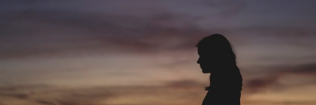 silhouette of woman for anxiety blog post