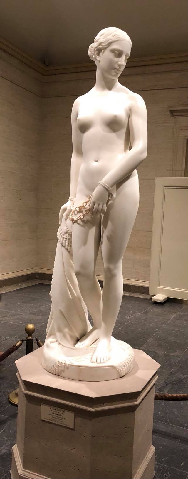 The Greek Slave statue July 8 2018
