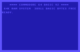 commodore 64 computer screen