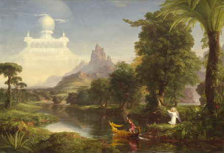 thomas cole voyage of life youth painting
